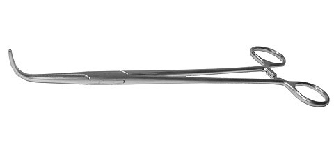 gemini-mixter forceps fully curved delicate jaws 9" s1549-7258