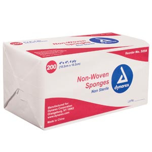 dynarex non woven sponges 10083352
