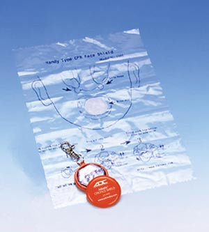 adc adsafe cpr face shield 10185137