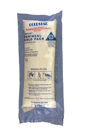 coldstar soft weave instant therapy perineal pack