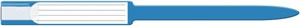 medical id solutions 12 self adhesion insert wristbands soft vinyl 10204102