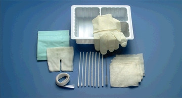 busse tracheostomy care set with gloves