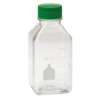 500ml media bottle, square, pet, bulk, sterile