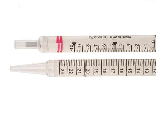25ml pipet, individually wrapped, paper/plastic, bag, sterile (c33-1614-800)