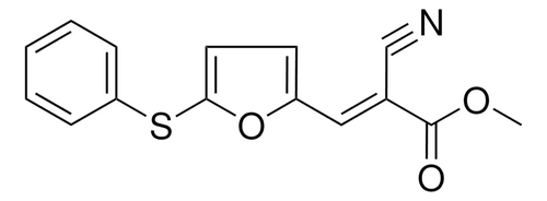 methyl 2-cyano-3-(5-(phenylthio)-2-furyl )acrylate - 25mg