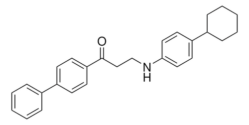 1-(1 1'-biphenyl)-4-yl-3-(4-cyclohexylan ilino)-1-propanone - 10mg