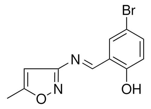 4-bromo-2-(((5-methyl-3-isoxazolyl)imino )methyl)phenol - 10mg