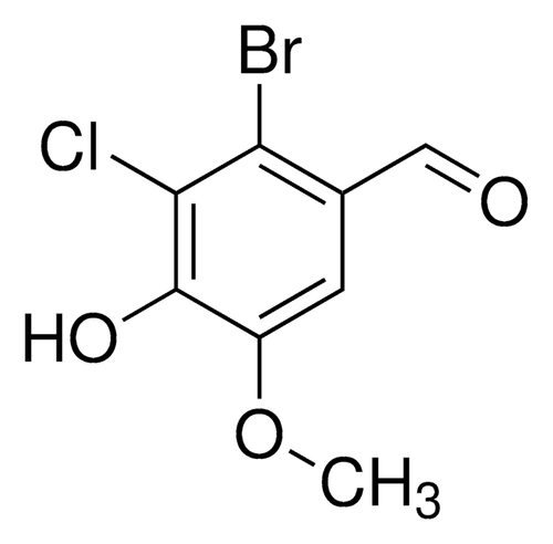 2-bromo-3-chloro-4-hydroxy-5-methoxybenzaldehyde