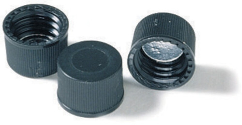 screw cap, solid top with aluminum liner, pkg 100 (c15-1302-066)