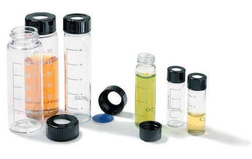 pk100 40ml graduated s/t vial hole cap/blue silicone se (c15-1302-246)