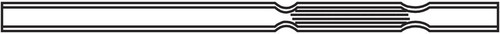 inlet liner, split/splitless type, straight focusliner(tm) design (wool packed) (c15-1302-429)