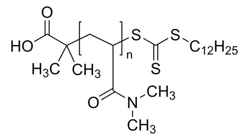 poly(n,n-dimethylacrylamide), ddmat terminated (c15-1308-853)