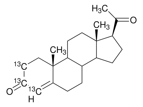 progesterone-2,3,4-13c3 solution (c15-1309-203)