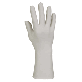 kimberly-clark sterling powder-free nitrile exam gloves, 12 in., gray, s