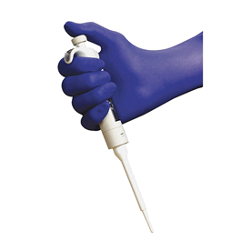 large nitrile industrial glove, cobalt pf gp (c062b-000845)