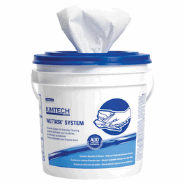 kimtech prep wipes for bleach disinfectants and sanitizers, white, 12 x 12.5 in., 90 sheets/roll; 6 rolls/case
