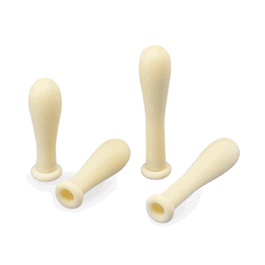 2 ml natural latex dropper bulbs, 52 x 13 mm (l x dia.), 6 mm hole diameter