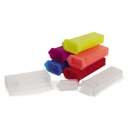 5-place polypropylene slide mailers, end opening, natural