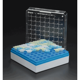 microcentrifuge tube storage box; storage box (c062b-001376)