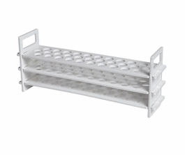 united scientific 3-tier polypropylene test tube racks, 12 x 32 mm