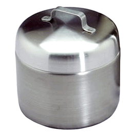 9 oz stainless steel ointment jar with cover, 3-1/8 x 2-3/4 in. (7.9 x 7 cm) (c062b-001409)