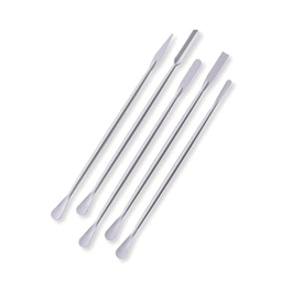 corning disposable anti-static spatula with v-scoop/spoon, sterile (c062b-001646)