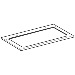 spillstopper work surface, 10 ft. w x 36 in. d, with cupsink cutout, left rear