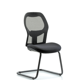 executive windrowe mesh back guest chair with arms