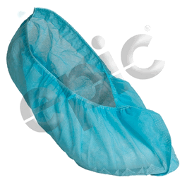 epic spp shoe covers with skid-resistant bottom, polypropylene, blue, xl, bulk