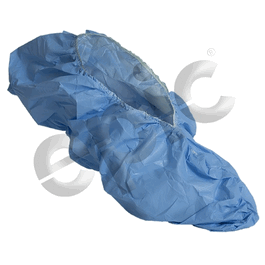 epic laminated safetrack skid-resistant shoe covers, cool blue, xl