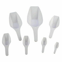 dynalon kartell volumetric scoops, flat bottom, pp, 1000 ml