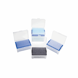 sterile universal filter pipette tips, natural, racked, 1250 ul