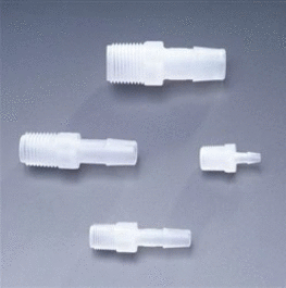 hplc kit, one piece pp thread barb adapter for 1/16 in. id tubing