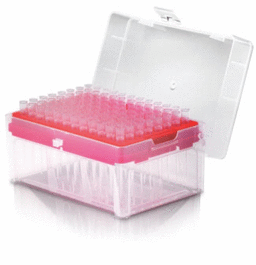softfit-l non-filtered low retention hinged rack pipette tips, sterile, 20 ul
