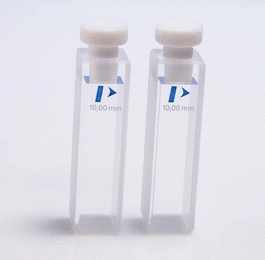 perkinelmer uv quartz suprasil rectangular macro cell with ptfe stopper - 1 mm, qty. 2