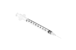 sol-m 1 ml syringe with fixed needle, 25g, 1 in. (8x100 ea/case)