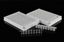 96 well elisa plate, 8-well, detachable,high binding, clear, non-sterile, 5/pk, 50/cs