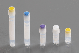 4.0 ml cryogenic vial, self-standing, external thread, sterile, 99/rack, 8 racks /cs,648 vials/cs