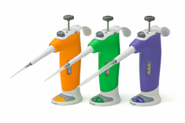 ovation m (mechanical) pipette, 10 to 100 ul, green