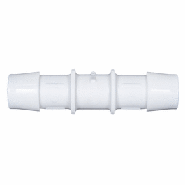 cole-parmer hose barb fitting, straight union, hdpe, cleanroom packed, 3/8 in. id