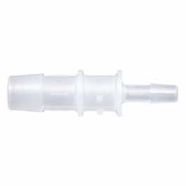 cole-parmer hose barb fitting, straight reducer, animal-derivative-free polypropylene, cleanroom packed, 5/16 in. id x 1/4 in. id