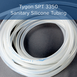 tygon spt-3350 silicone tubing, 1/16 in. id x 1/8 in. od; 50 ft
