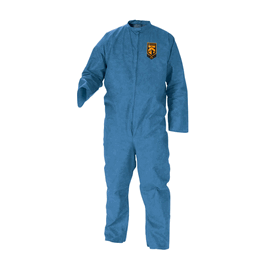 kleenguard a20 blue breathable particle protection coveralls with zipper front, 4xl