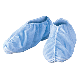 kimtech a8 certified shoe covers with traction strips, blue, universal (c062b-019410)