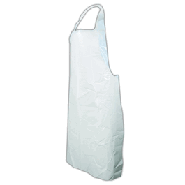 ansell embossed polyethylene aprons, 45 in., 1-3/4 mil. (c062b-019443)