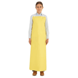 ansell alphatec 56-600 urethane aprons, 7 mil., yellow, 35 x 48 in. (c062b-019473)
