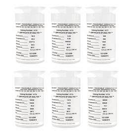 control company oakton traceable one-shot conductivity and tds standard, 1413 us; 6 x 100 ml vials