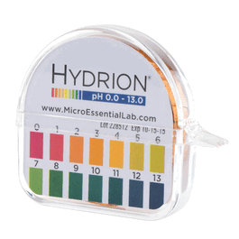 single roll insta-chek test paper dispenser with one color chart, 0 - 13, (c062b-019757)