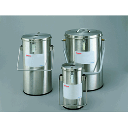 thermo-flask, stainless steel flask with handle and lid, 4.5 l