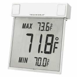 control company big-digit see-thru fahrenheit thermometer